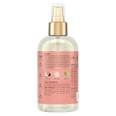 SheaMoisture Coconut & Hibiscus Tutuş ve Parlaklık İçin Nemlendirici Saç Spreyi 237 ml