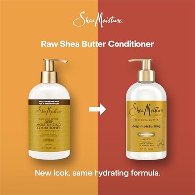 SheaMoisture Kuru, Hasarlı Saç Kremi, Shea Tereyağı Silikonsuz Saç Kremi, Kıvırcık Saçlar için, 13 oz