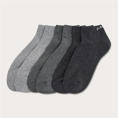 Short Solid Socks (3 Pcs) Erkek Çorap