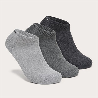 Short Solid Socks (3 Pcs) Erkek Çorap