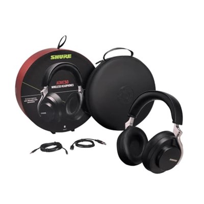SHURE AONIC 50 GÜRÜLTÜ ENGELLEYİCİ PREMİUM KABLOSUZ KULAKLIK, SİYAH