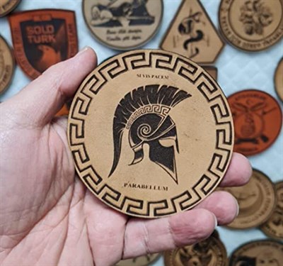 SI VIS PACEM PARABELLUM Deri PEÇ - Arma - Patch