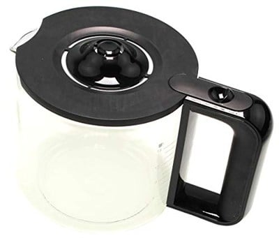 Siemens Plastik Siyah Yedek TC80104 için Cam Pot