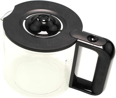 Siemens Plastik Siyah Yedek TC80104 için Cam Pot
