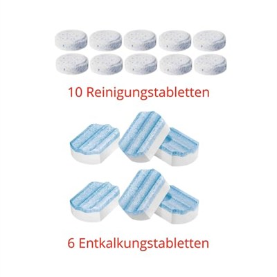 Siemens TZ80001 10 Reinigungstabletten + 6 Entkalkungstabletten TZ80002 EQ için