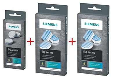 Siemens TZ80001 10 Reinigungstabletten + 6 Entkalkungstabletten TZ80002 EQ için
