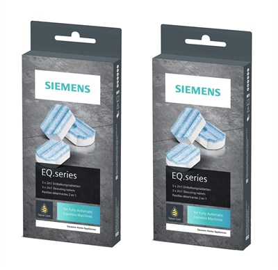 Siemens TZ80002 Kireç giderme tableti, EQ serisi için, 2 paket 6 tablet