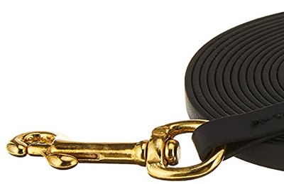Signature k-9 Biothane Uzun Çizgili, 30,4 cm x 3/8-İnç, Siyah
