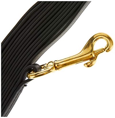 Signature k-9 Biothane Uzun Çizgili, 30,4 cm x 3/8-İnç, Siyah