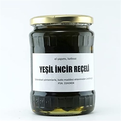 Silifke Sepeti Ev Yapımı Yeşil İncir Reçeli 760 Gr