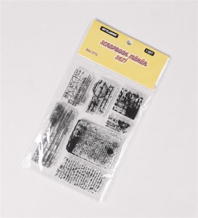 Silikon Vintage Bordür Scrapbook Mühür Seti