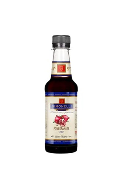 SIMONELLI CHOCOLATE 3lü Şurup Seti (Fındık + Turunç + Nar) Kahve Ve Kokteyl Şurubu 3x250ml
