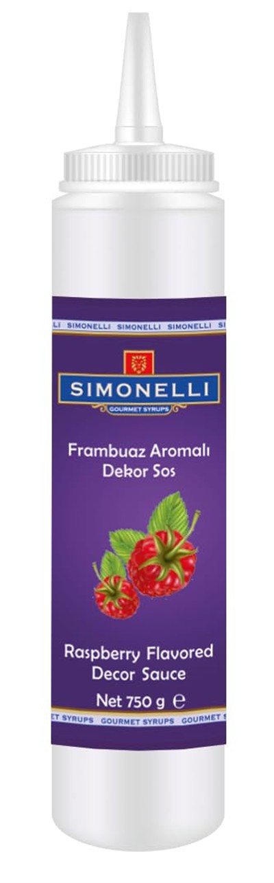 SIMONELLI CHOCOLATE Frambuaz Aromalı Dekor Sos 750 G