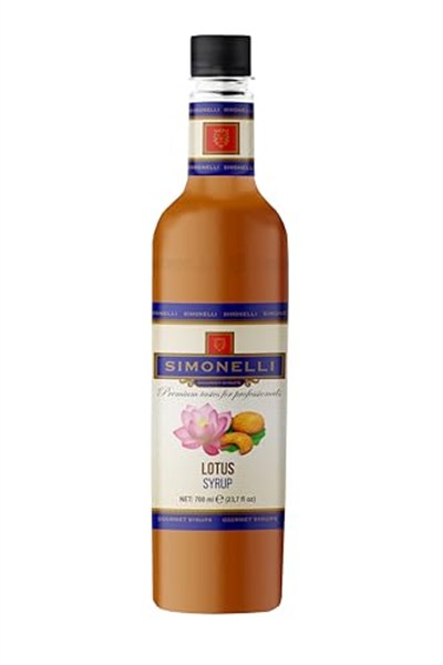 SIMONELLI CHOCOLATE Kahve ve Kokteyl Şurubu Lotus Aromalı 700 ML + POMPA