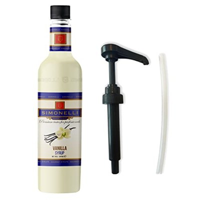 SIMONELLI CHOCOLATE Kahve ve Kokteyl Şurubu Karamel Aromalı + Vanilya Aromalı 70 CL + 2 ADET POMPA
