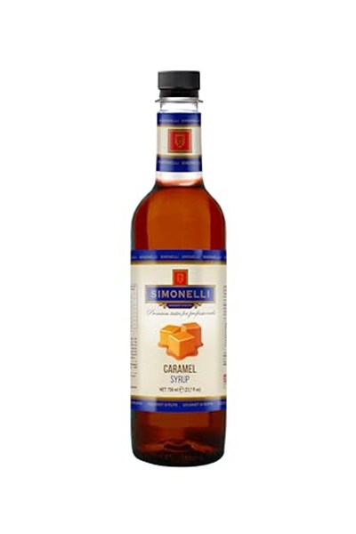 SIMONELLI CHOCOLATE Kahve ve Kokteyl Şurubu 700 ml 4lü Set Karamel+Vanilya+Çikolata+Beyaz Çikolata + 4 Adet Pompa