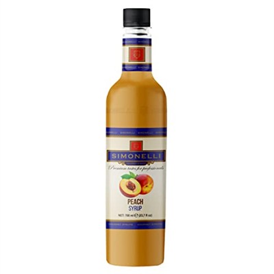 SIMONELLI Kahve Şurubu Şeftali Aromalı 70 cl + POMPA