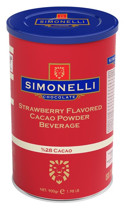 SIMONELLI Sıcak Çikolata Çilekli 900 gr