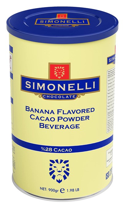 SIMONELLI Sıcak Çikolata Muzlu 900 gr