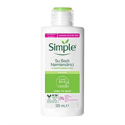Simple Kind To Skin Su Bazlı Nemlendirici 12 Saate Kadar Etklili Hassas Ciltler İçin 125 ml