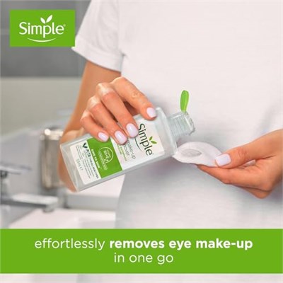 Simple Nazik Göz Makyaj Temizleyici, Göz Makyaj Temizleyici, 119 g