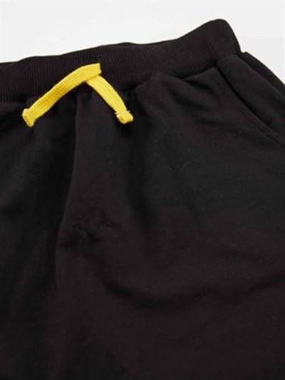 Şimşek Maske Erkek Çocuk T-shirt Kapri Şort akım