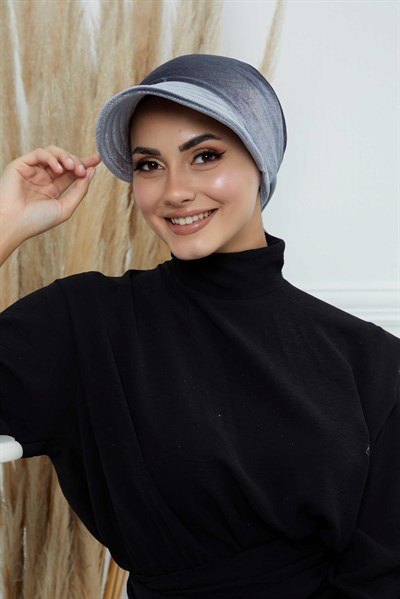 Siperlikli Kadife Bandana Bone,B-71K