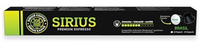 Sirius Nespresso Uyumlu Kapsül Kahve Ethiopia,Colombia,Guatemala,Kenya,Brasil (Nespresso Uyumlu) 5li Set (50 Kapsül)