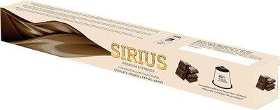 Sirius Premium Çikolata Aromalı Kapsül Kahve (Nespresso Uyumlu) - 10 Adet