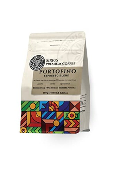 Sirius Premium Espresso Kahve Portofino Blend 250 gr - Çekirdek