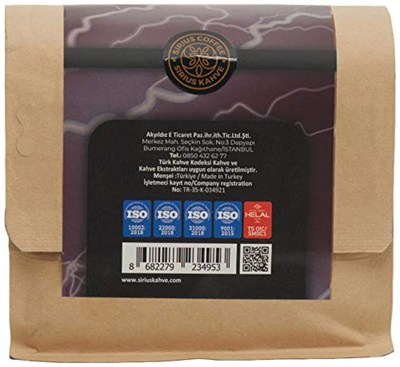 Sirius Premium Espresso Kahve Portofino Blend 250 gr - Çekirdek