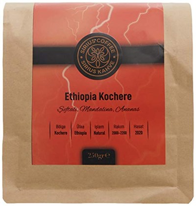 Sirius Premium Kahve Ethiopia Kochere 250 gr - Çekirdek