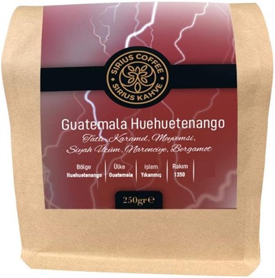 Sirius Premium Kahve Guatemala HueHue 250 gr - Çekirdek