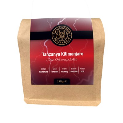 Sirius Premium Kahve Tanzanya Kilimanjaro 250 gr - Çekirdek