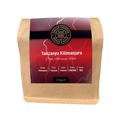 Sirius Premium Kahve Tanzanya Kilimanjaro 250 gr - Çekirdek