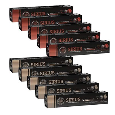 Sirius Premium Kapsül Kahve 10lu Set (5x Italy, 5x Ristretto)