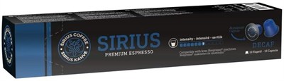 Sirius Premium Kapsül Kahve 7 Decaf (Nespresso Uyumlu) - 10 Adet