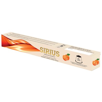 Sirius Premium Portakal Aromalı Kapsül Kahve (Nespresso Uyumlu) - 10 Adet