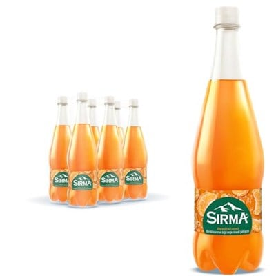 Sırma C Vitaminli Mandalina Aromalı Doğal Maden Suyu 6x1 L