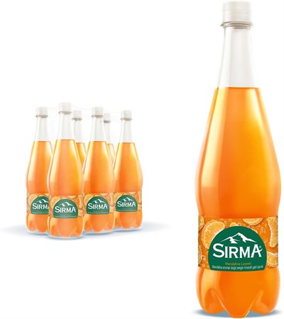Sırma C Vitaminli Mandalina Aromalı Doğal Maden Suyu 6x1 L