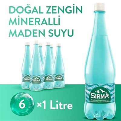 Sırma Doğal Maden Suyu 6x1 L