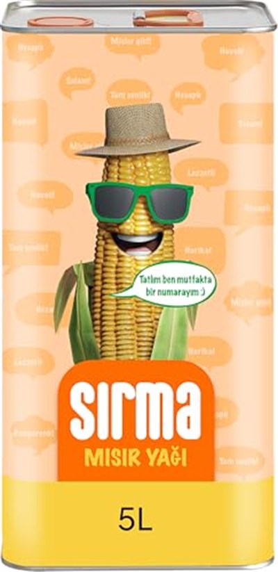 Sırma Mısır Yağı 5 lt Teneke