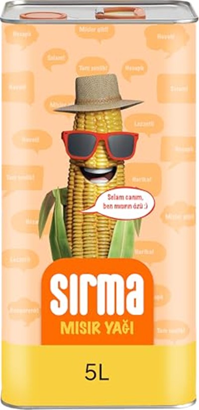 Sırma Mısır Yağı 5 lt Teneke