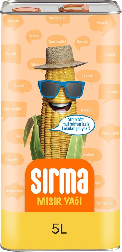 Sırma Mısır Yağı 5 lt Teneke