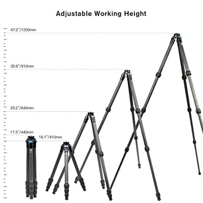 SIRUI AM-254 üç ayaklı tripod (orta) 120 cm başlıksız