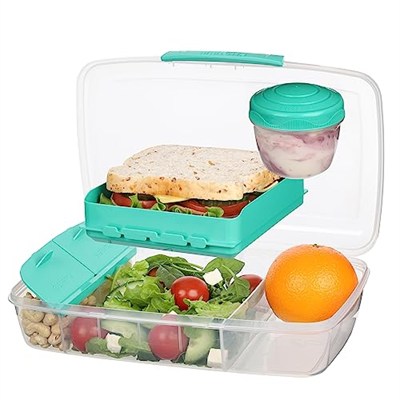 Sistema Bento Kutusu Meyveli / Yoğurtlu Çömlek, Çok Renkli, Çubuk Litre İle (Karışık Renkler)