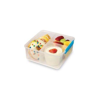 Sistema TO GO Beslenme Kutusu Cube Max | 2 L Bento-Box Tarzı Yemek Kabı Bölücülü ve Sızdırmaz Yoğurt Tenceresi | BPA İçermez | Çeşitli Renklerde