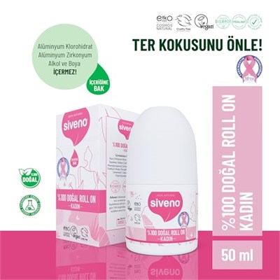 Siveno Doğal 50 ml Kadın Roll-On