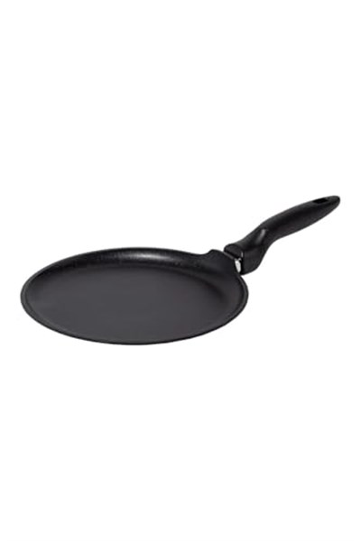 Siyah Inci Krep Tavası 3’Lü Set Siyah 26 Cm