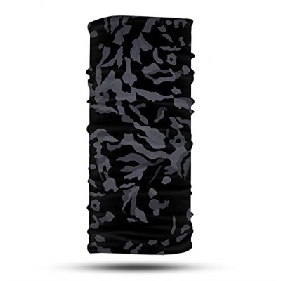 Siyah Kamuflaj Desenli Motosiklet Boyunluk, Çok Amaçlı Boyunluk, Esnek Yüz Maskesi, Spor Outdoor, Kafa Bandı, Erkek ve Kadın Bandana
